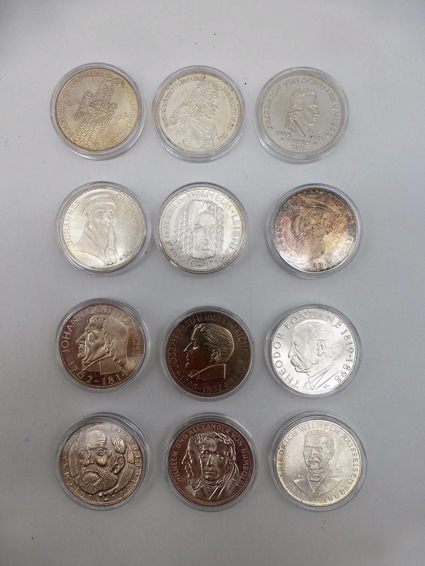 12x 5 Deutsche Mark mit TOP 5