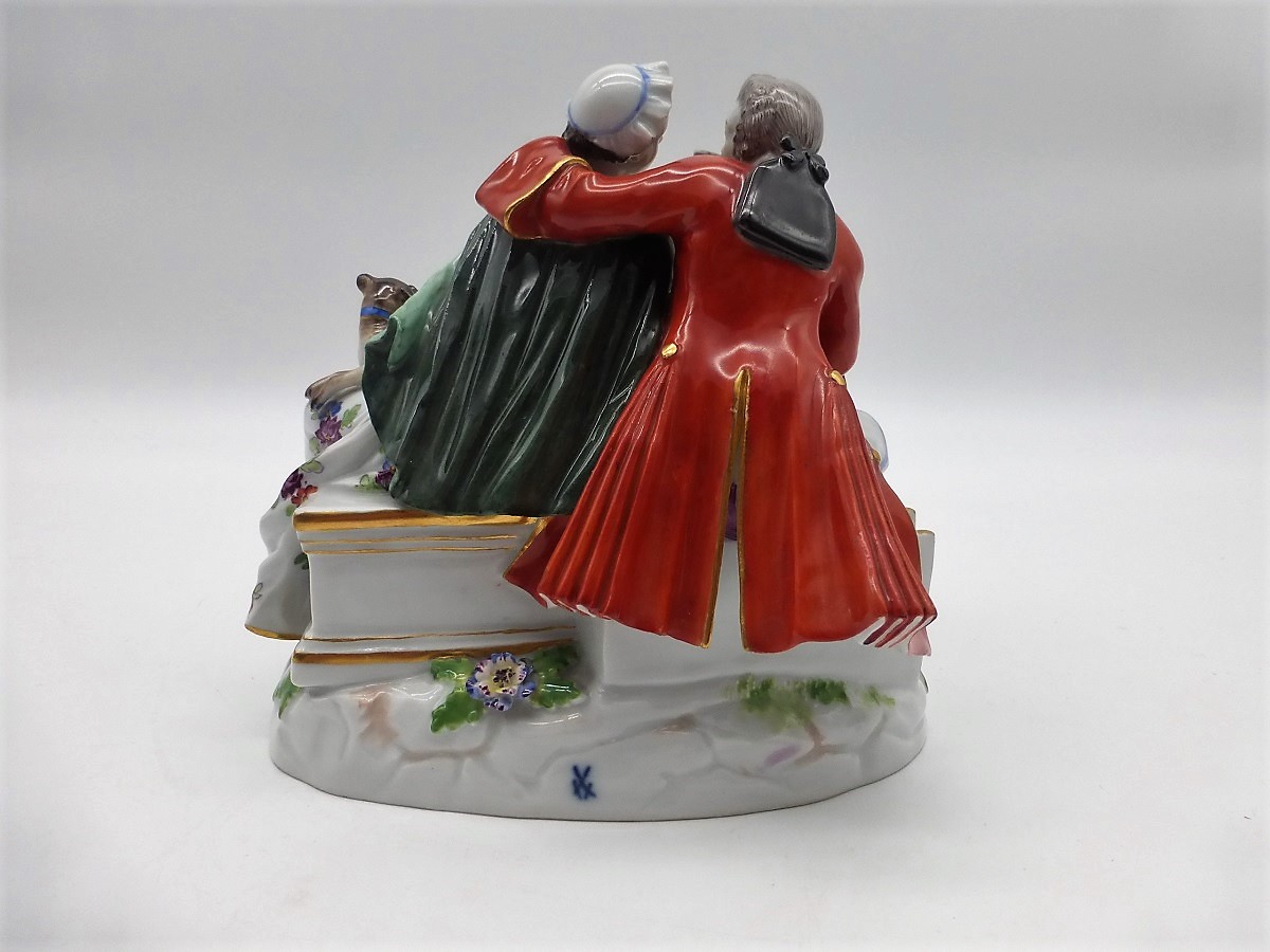 Meissen "Freimaurergruppe" - Image 2 of 3