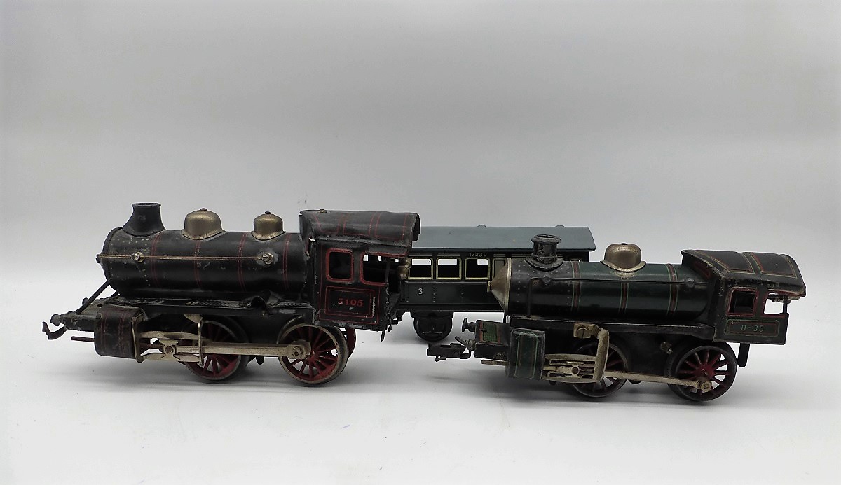 3 Teile Eisenbahn - Märklin / Bub / Bing