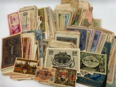 Großer Posten Banknoten "Alle Welt"