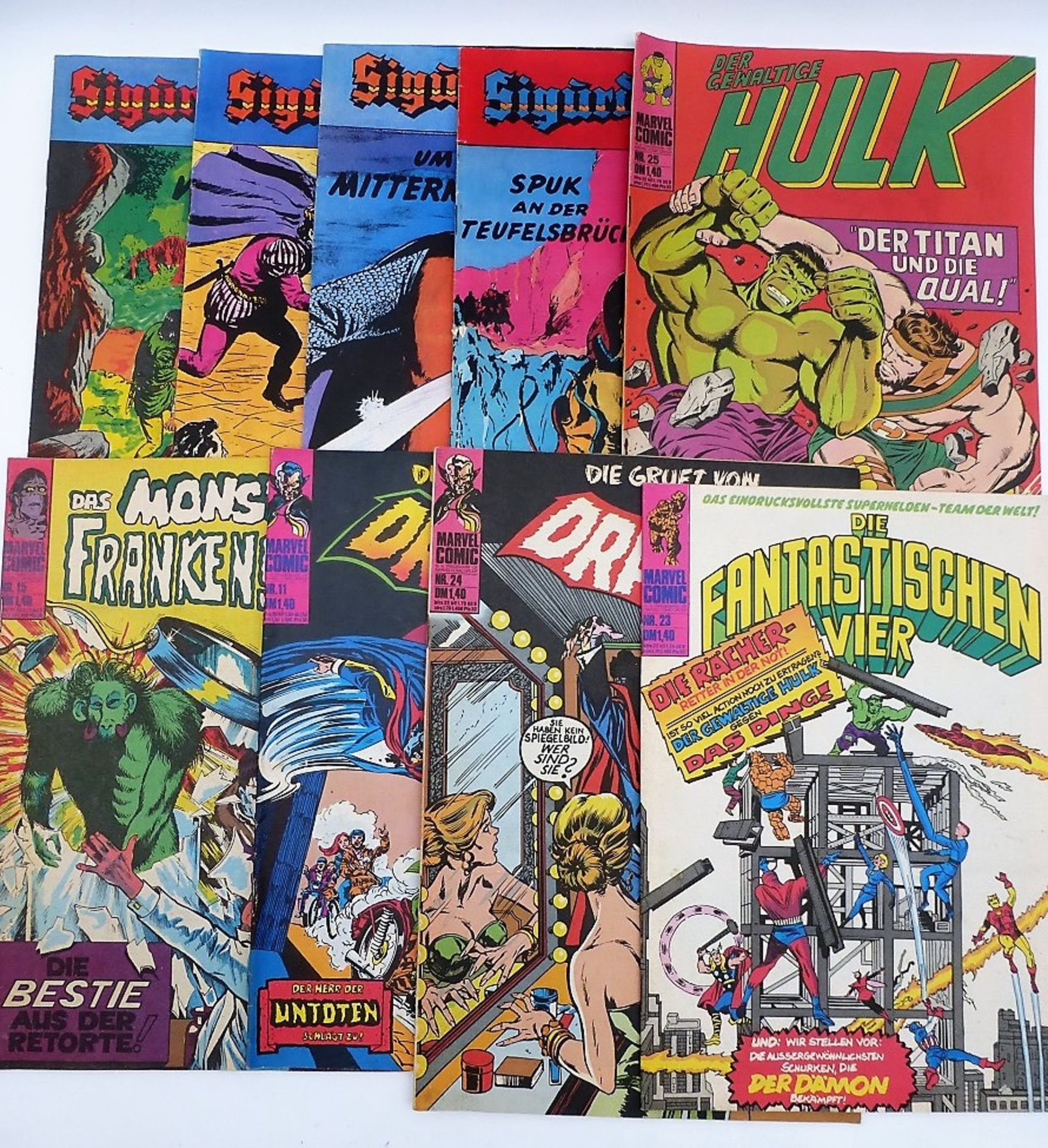 Konvolut Comic Hefte 1970er Jahre