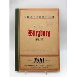 Adressbuch Landkreis Würzburg 1949/50