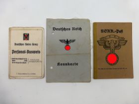 3 Dokumente sog. 3.Reich