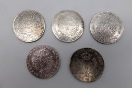 Konvolut Münzen Frankreich 18.Jh.