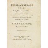 Paolo Ruffini, Teoria Generale delle Equazioni, in cui si dimostra