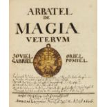 Alchemie - Manuskript mit 7 okkulten Schriften zu den Claviculae Salomonis.