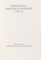 Thomas Mann Der Tod in Venedig. Novelle