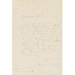 Richard Wagner Eigenhändiger Brief mit Unterschrift