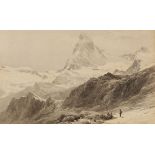 Edward Theodore Compton 1849 London - 1921 Feldafing Das Matterhorn von der Triftkumme. 1889.