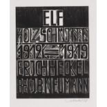 Erich Heckel 1883 Döbeln/Sachsen - 1970 Radolfzell/Bodensee Umschlag, Titelblatt und
