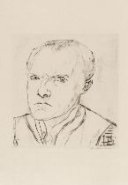 Max Beckmann 1884 Leipzig - 1950 New York Gesichter. 1914-1918. Mappenwerk mit 19 Blatt