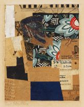 Kurt Schwitters 1887 Hannover - 1948 Ambleside/Westmorland Uviolett. 1926/1928. Merzzeichnung.