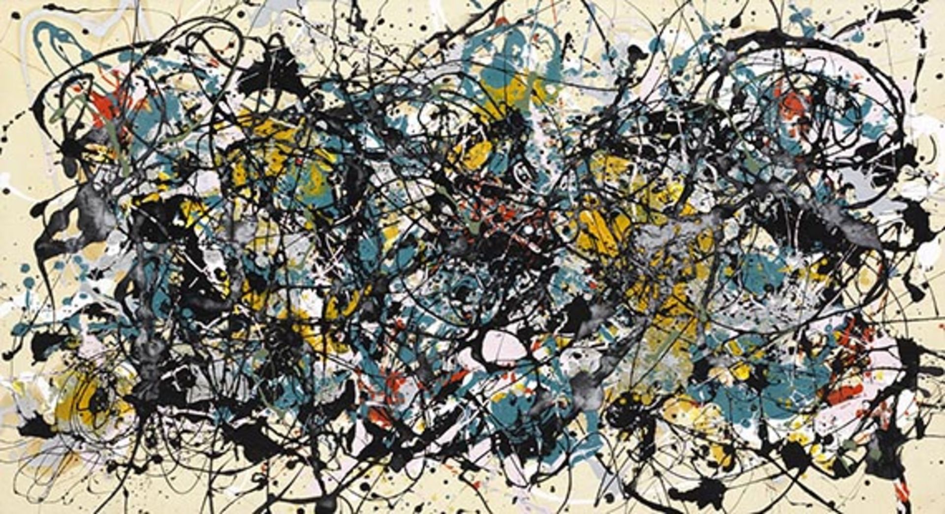 Mike Bidlo 1953 Chicago - lebt und arbeitet in New York Not Pollock (Study for No 8, 1949). 1983.