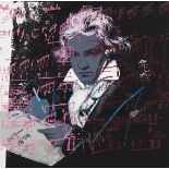Andy Warhol 1928 Pittsburgh - 1987 New York Beethoven. 1987. Farbserigrafie. Vgl. Feldman/