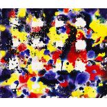 Sam Francis 1923 San Mateo/Kalifornien - 1994 Santa Monica/Kalifornien Untitled. 1977. Acryl auf