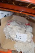 A quantity of mop heads, approx 20 in the box