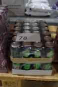 Carton of 24 cans of Apple Tango together with 24 cans of 7Up, both 330ml. Best Before Dates: 18.