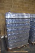 One pallet of bottled water containing approx 2300 500ml bottles with an expiry date of 26.10.23