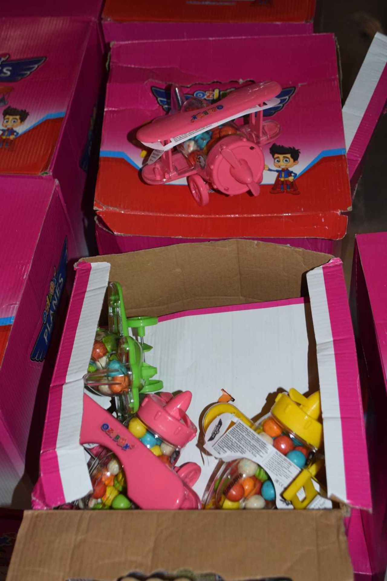 Twenty One boxes of Ozibox Toy Planes containing Candy Balls, approx 10 units per box - Image 2 of 2