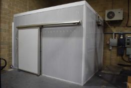 Large free standing walk in Fridge/cold room with sliding door, external measurement approx 4.30x3.