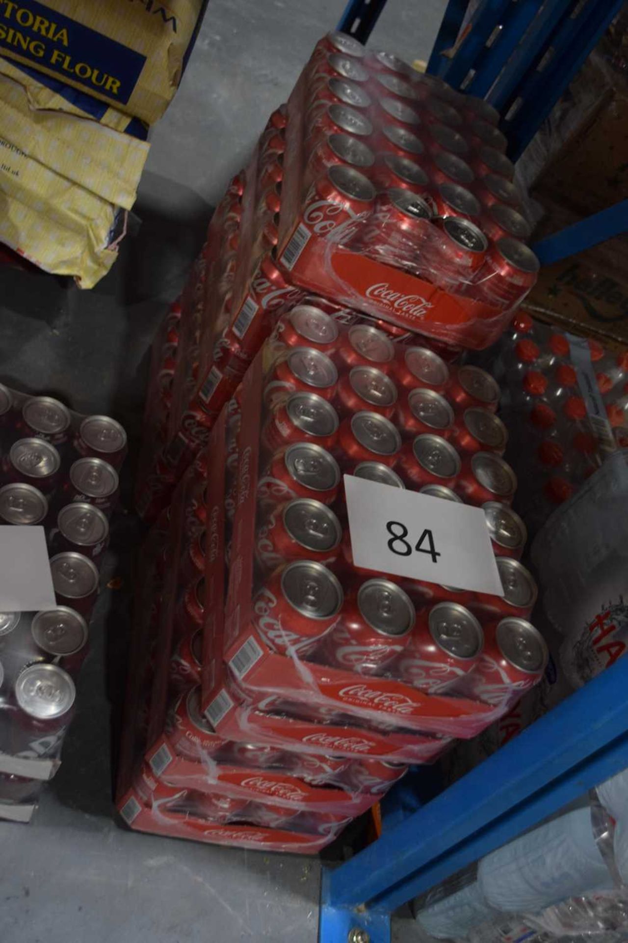 Nine cartons of Coke Original, each containing 24x330ml cans. Best Before Date: 12.09.23