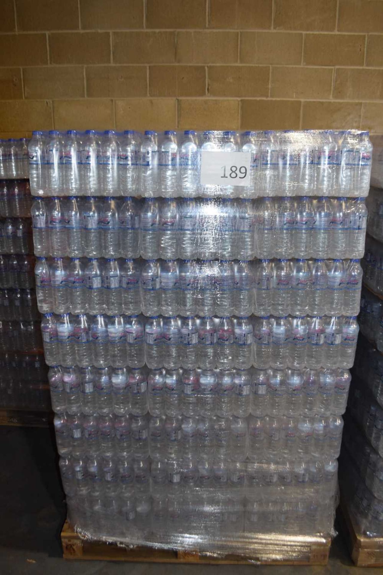 Two pallets of bottled water each pallet containing approx 2300 bottles with an expiry date of 25. - Image 2 of 2