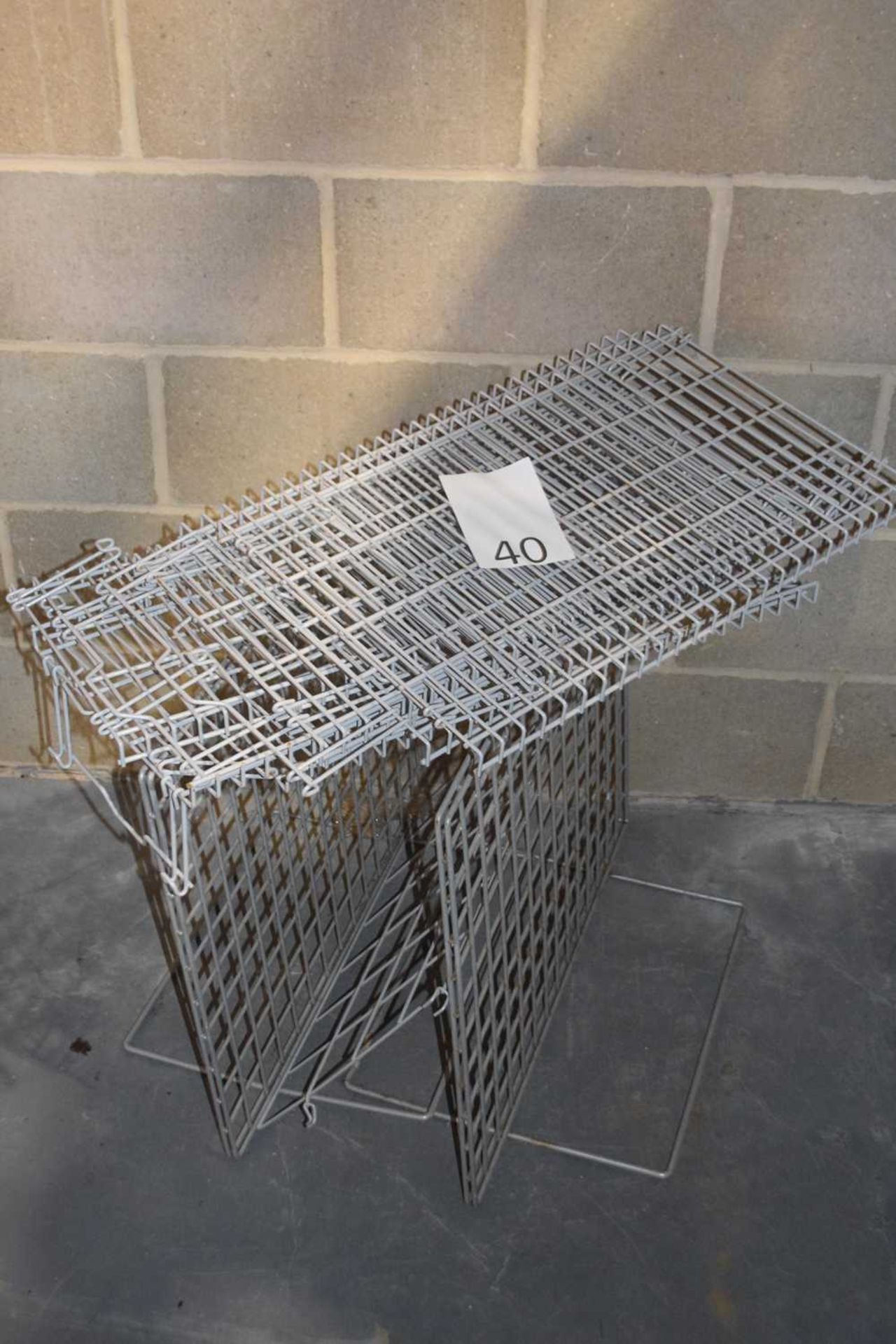 Quantity of metal racking/display stands