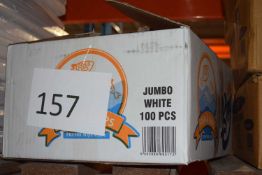 Box of Jumbo White Fish & Chip Takeaway Bags, approx 100 pieces