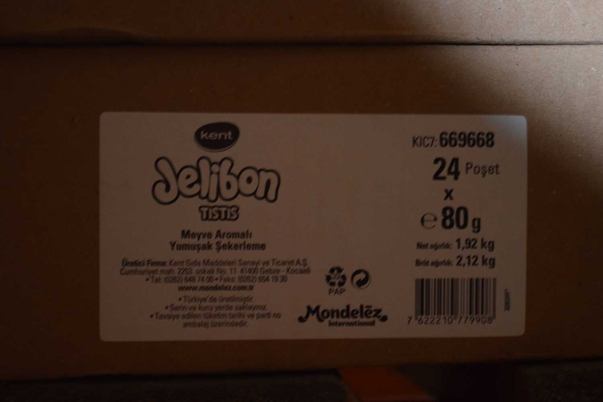 Six boxes of Jelly Bon TisTis sweet packets, approx 24x80g packets per box - Bild 2 aus 3