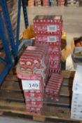 Fifteen cartons of Ribenna Juice pouches, approx 24 250ml bottles per carton. Best Before Date: June