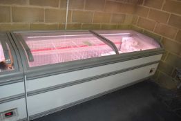 AHT 2.5 metre commercial display freezer Model: Miami 250L, in working condition (including