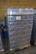 One pallet of bottled water containing approx 2300 500ml bottles with an expiry date of 26.10.23