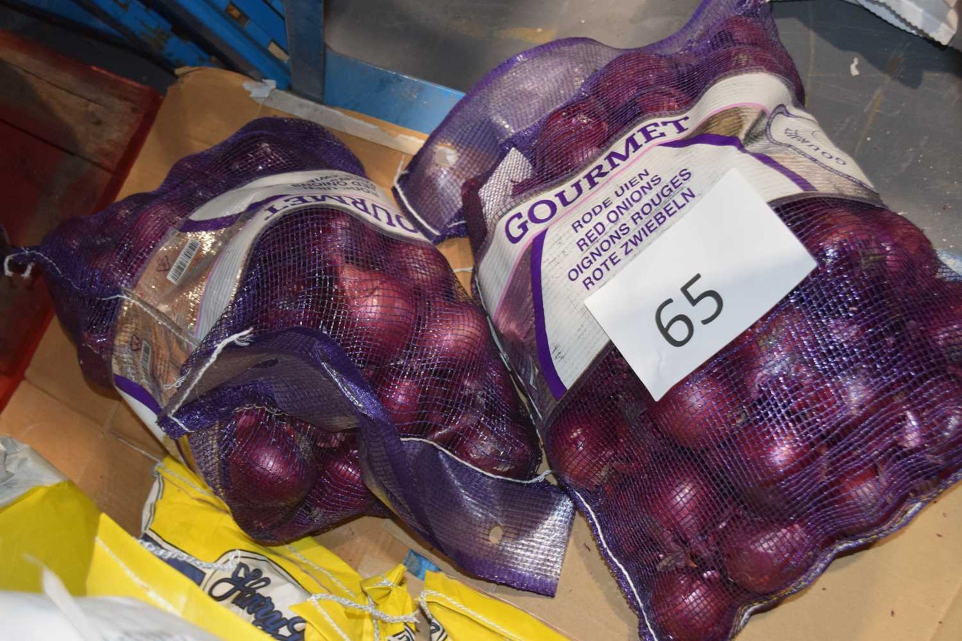 Two bags of Gourmet red onions