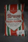 Two 16kg bags of pizza flour