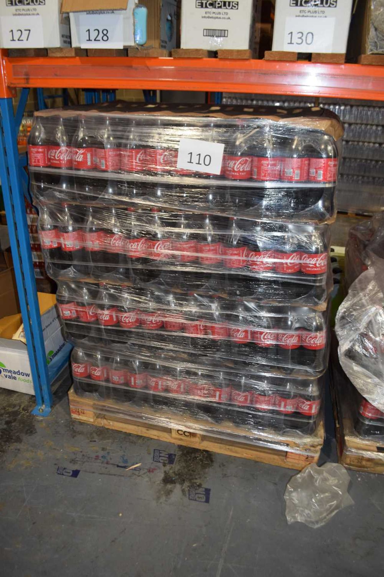 A pallet of Coca Cola Original 1.5 litre bottles, approx 500 bottles per pallet. Best Before Date: