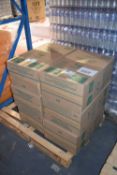 Six boxes of Dart J Cup insulated food containers, each box containing approx 1000 x 118 ml units