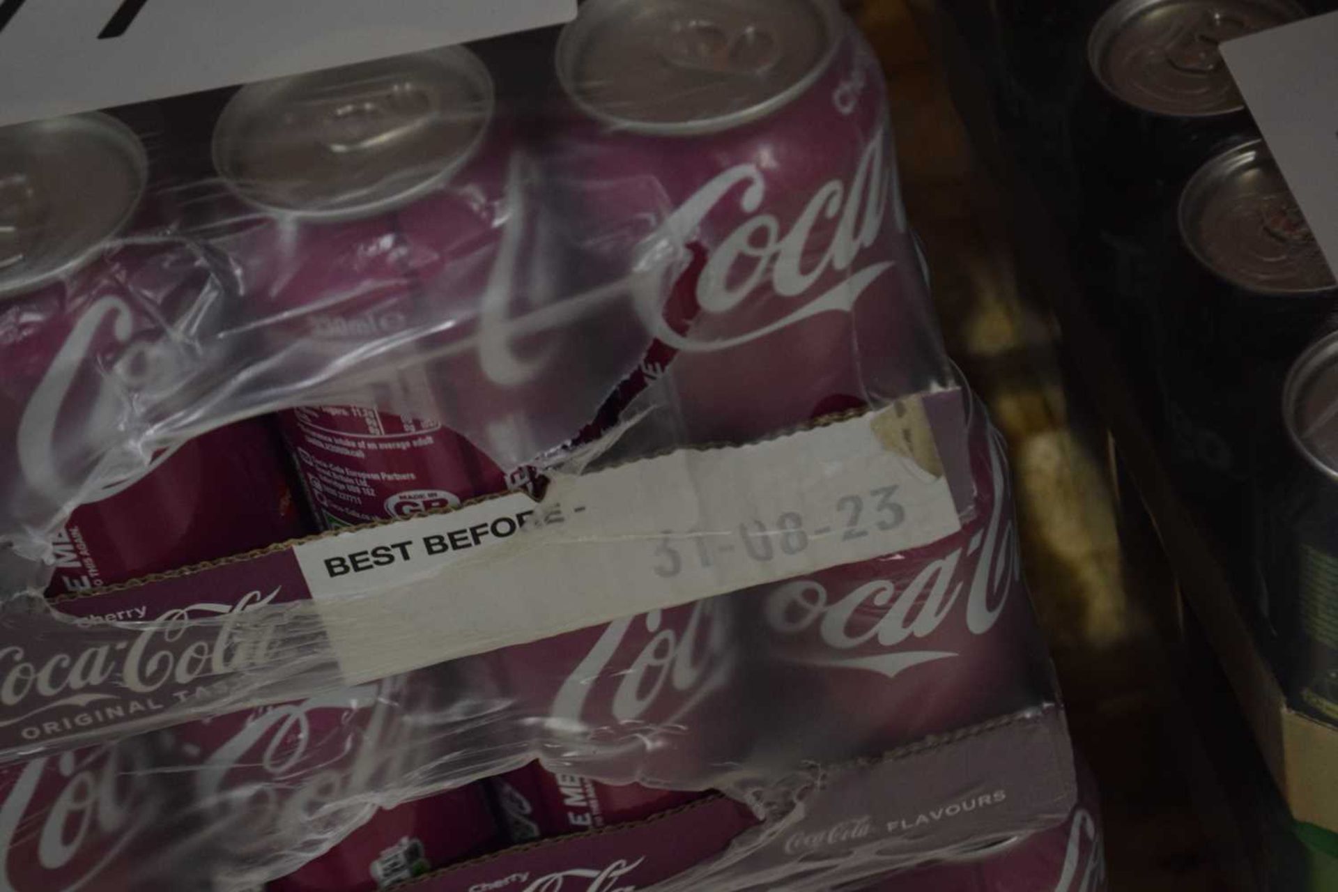 Three cartons of 330ml Cherry Coke, 24 cans per carton. Best Before Date: 31.08.23 - Image 2 of 2