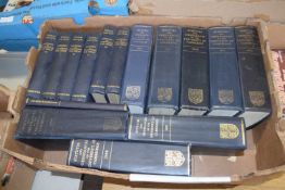 Six volumes of history of Frederick The Great by Thomas Carlyle together with nine volumes of The