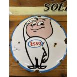 An Esso enamel sign (Mr Drip) height approx 30cm