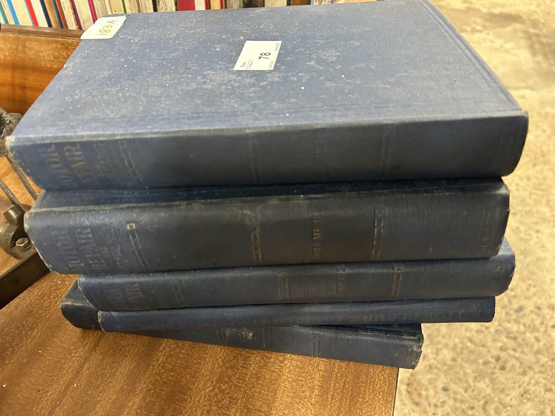 5 Volumes of motor repair and overhailing by NEWNES