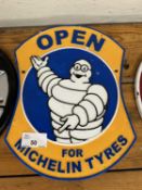 Michelin Tyres cast advertising sign, height 27cm