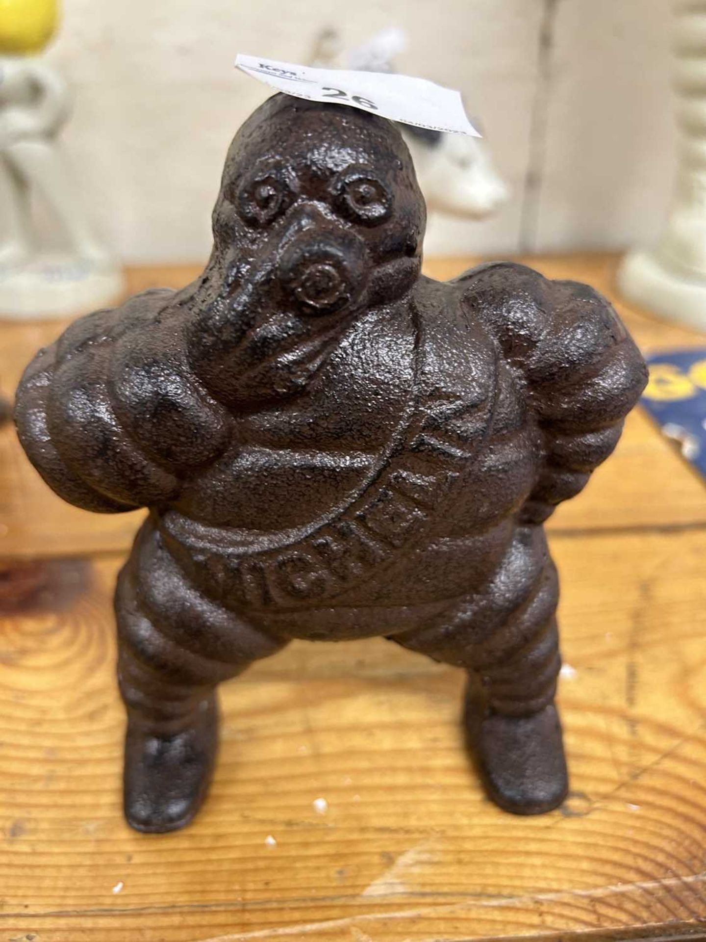 Cast Michelin Man statue, height approx 16cm