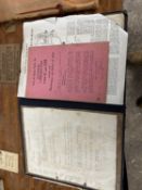 Mixed lot of various ephemera for Zenith Carburetter, to include service sheets, instruction