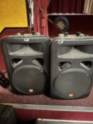 2x JBL PA speakers