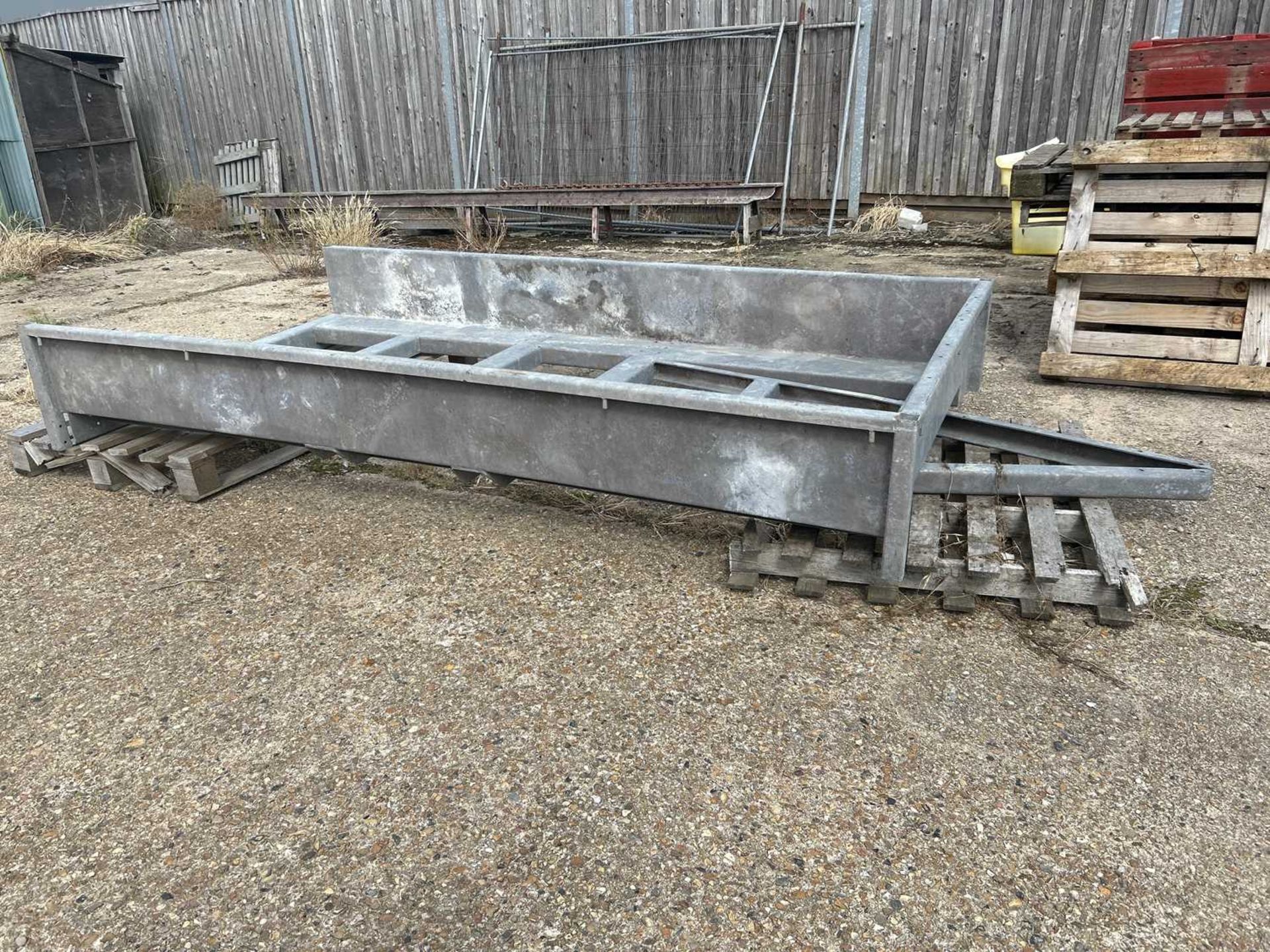 Galvanised trailer frame