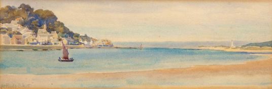 Gertrude C. Howes (British,1863-1942, Norwich Art Circle), Coastal scene, watercolour, signed in
