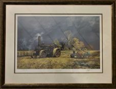 Robin Smith (British, 20th century), "Giant Amongst Men", artist proof lithograph in colour,