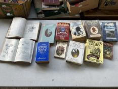 Mixed lot of Sherlock Holmes books to include 1893 Adventures of Sherlock Holmes (rare) etc -