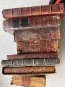 Mixed lot of antiquarian small format books to include The History of England, The Frog Anatomy