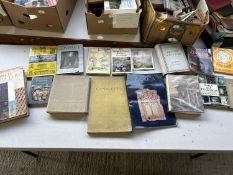 Mixed lot of antique reference books